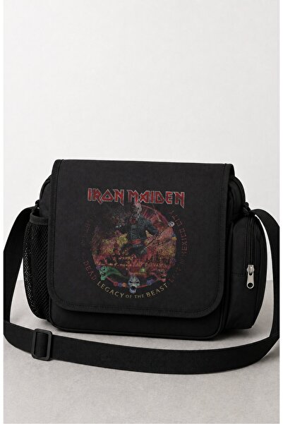 Fuddy Moda Geantă unisex cu imprimeu Iron Maiden Dead Legacy Of The Beast