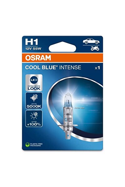 OEM Car headlight bulb, Osram H1 Cool Blue Intense, 55 W, 12 V