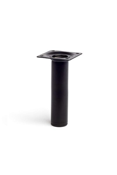 OEM Picior mobila, universal, metalic, 2-401G.150.03, rotund, 30 x 150 mm, negru