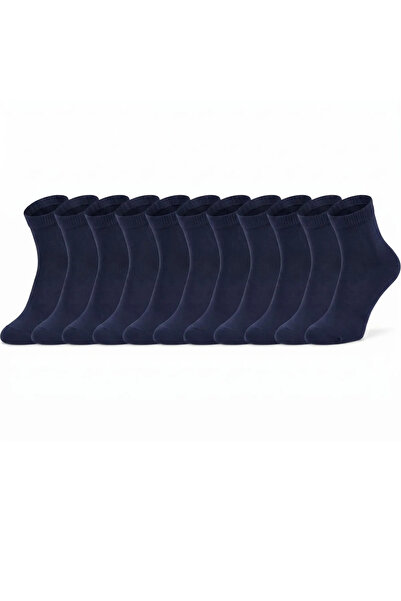 Berselya Underwear&Accessories Erkek Kısa Konç 12'li Bambu Çorap 40-44 Dikişsiz Burun Nefes Alan Yumuşak Günlük Patik Çorap