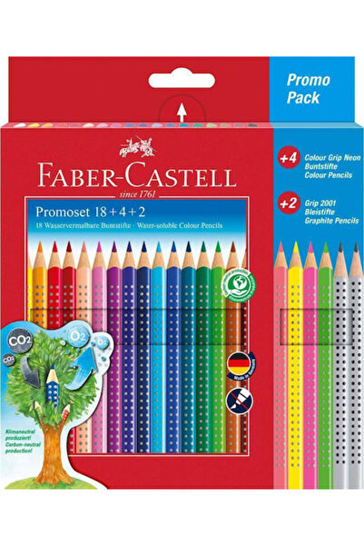 Faber Castell Φάμπερ-Κάστελ Προμοσέτ Σετ Χρωματιστών Μολυβιών Γκριπ Τζούνιορ,...