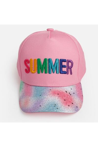 OEM Sapca pentru Copii Roz Glitter Summer