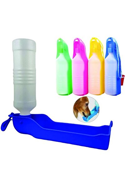 Generic Brand Portable water bottle 500ml, foldable, dogs/cats, color random.