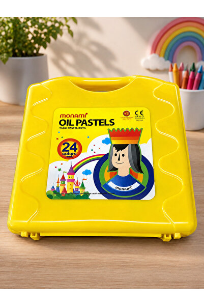 Monami 24'LÜ ÇANTALI YAĞLI PASTEL BOYA