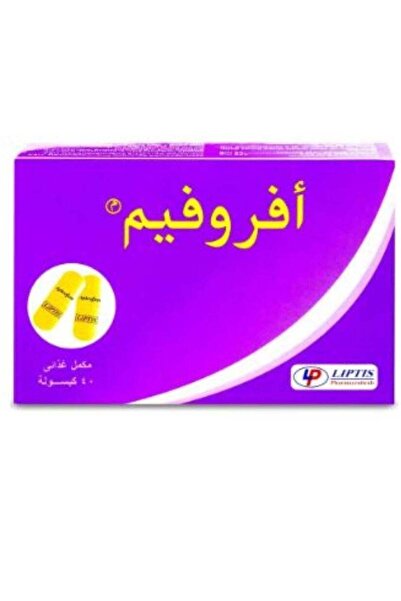 LIPTIS Pharmaceuticals مكمل غذائي أفروفيم للنساء - 40 كبسولة