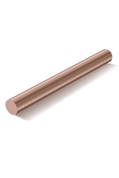 Metal Deposu Bakır Dolu Çubuk 8mm Çap 50 cm Boy