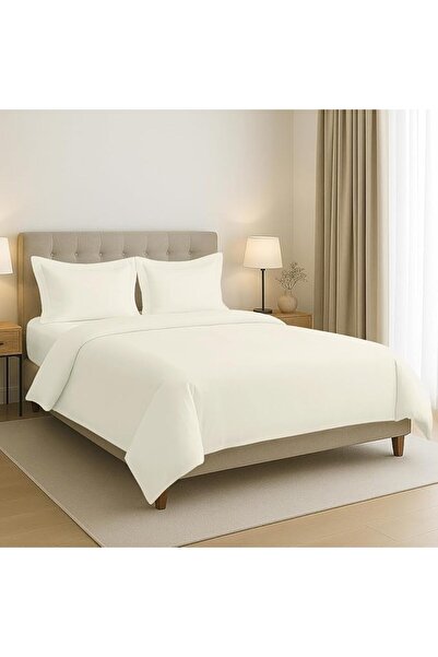 GENERAL 100% Cotton Duvet Cover Set Queen Size 2.3m X 2.2m, Black 400 Thread ...
