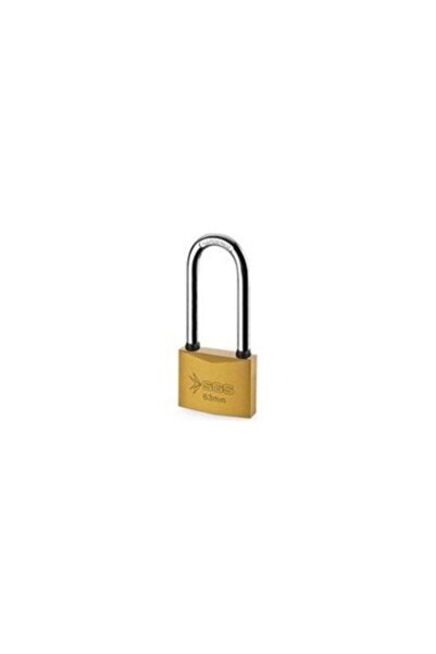 SGS Yellow Painted Long Hook Padlock 32mm Sgs1350 (1 Piece)
