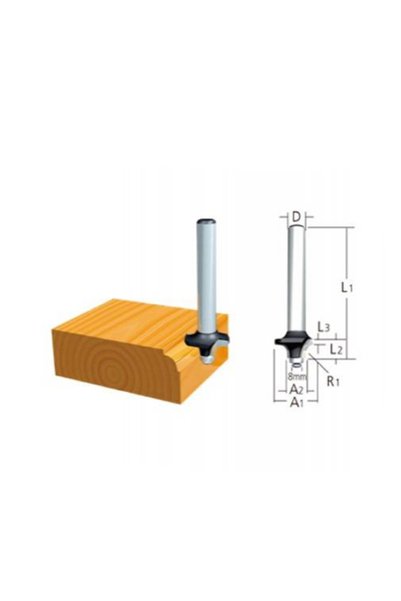 Makita FREZE BIÇAĞI 6x26 mm MAAD09547