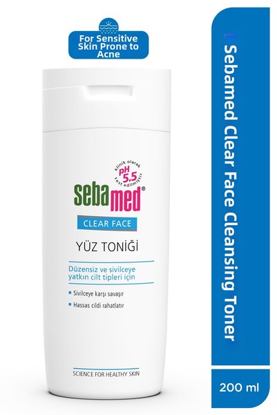 Sebamed Pore Tightening Anti-Blackhead Cleansing Facial Tonic for Acne-Prone ...