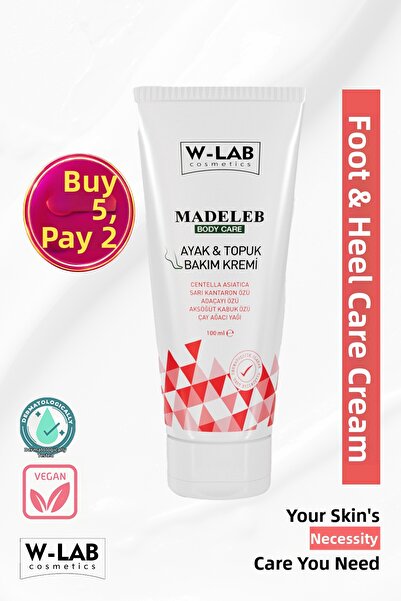 W-Lab Cosmetics Foot and Heel Care Cream 100 ML