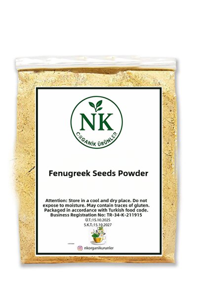 nk organik Ground fenugreek seeds 225gr