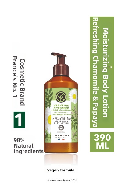 Yves Rocher Moisturizing, Nourishing and Refreshing Verbena Chamomile Body Lo...