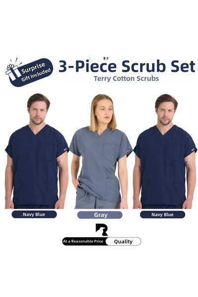 KARGA ÜNİFORMA Σετ 3 τεμαχίων Φόρμα Προσώπου Υπηρεσίας - Unisex Σετ Φόρμας Νο...