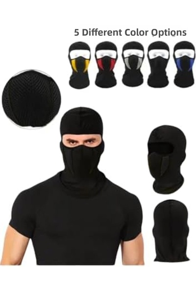 Yıldızan Nzr Beautestore Face Mask for Motorcyclists, Face Protector from Col...