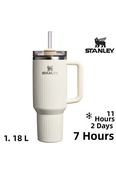 Stanley كويينشر ®   H2.0 كوب ترمس مضلع مع شفاطة، سعة 1.18 لتر، قارورة مع شفاط...
