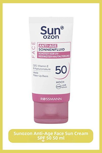 SunOzon SPF50 Sun Cream - Anti-age 50 Ml