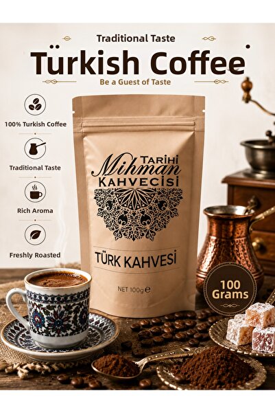 Tarihi Mihman Kahvecisi Mihman Turkish Coffee 100 Gr X 3 Packs