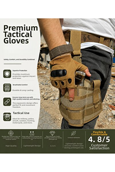 pars tactical Short Desert Boneless Tactical Gloves