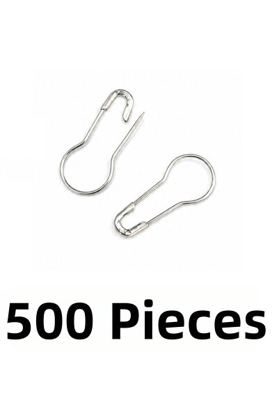 MTKardeşler 500 броя крушовидни безопасни игли, 2 см, тип крушка