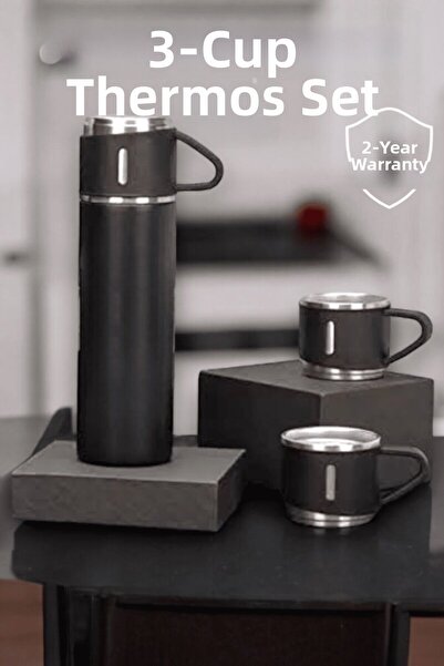 gelalbe 500 ml Capacity Portable Pressure Thermos Set for Daily Use - Alkglb2...