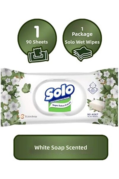 Yıldızan White Soap Scented Wipes 1X90 931845