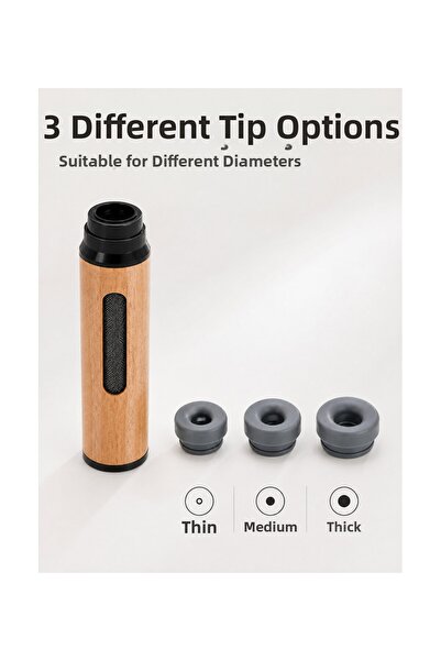 pınaxar Portable Ashtray Thin Medium Thick Mini Ashtray with 3 Different Tips