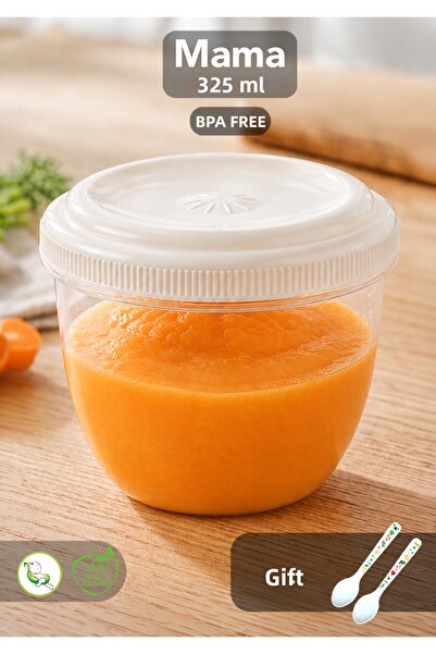 Meleni Baby Food Storage Set - Microwave and Freezer Safe Mother-Baby Milk Co...