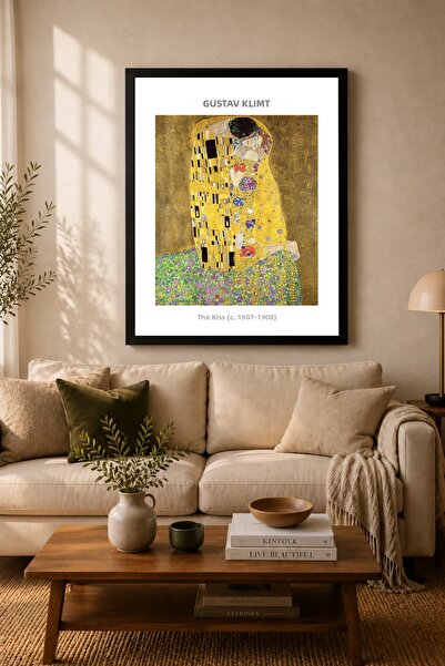 Koi Art Design Operă de artă dintr-o singură piesă, înrămată în negru, cu tem...