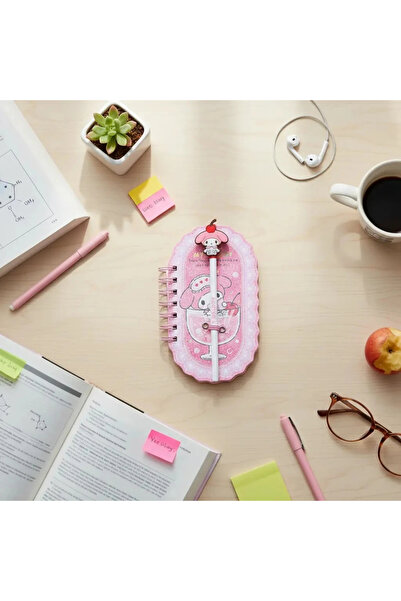 Miniso Sanrio Lisanslı My Melody Renkli Yaz Serisi Pipetli Figürlü Telli Deft...