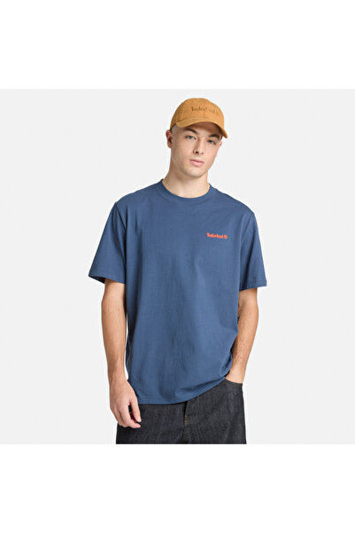 Timberland Μπλουζάκι με σχέδιο Magnet Back, Ανδρικό Μπλε Μπλουζάκι Tb0a5mnveyo1