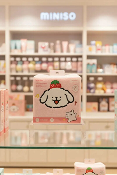 Miniso Lisanslı Maltese Serisi Nakışlı Saç Kurutma Havlusu – Yüksek Emici & Y...