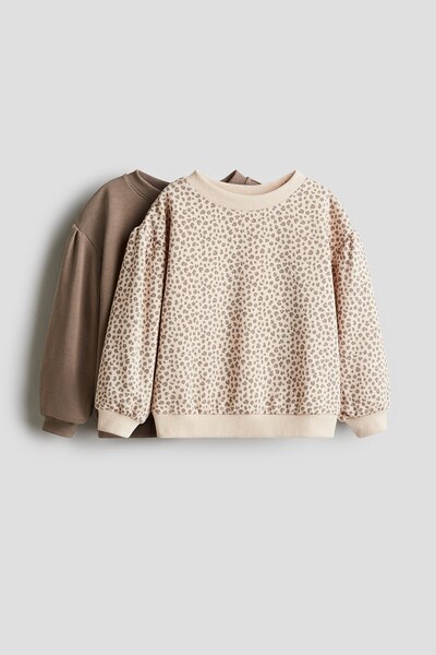 H&M 2’li Kabarık Kollu Sweatshirt