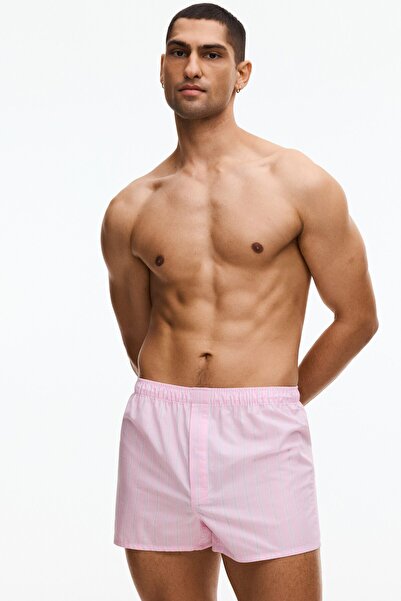 H&M 2'li Dokuma Boxer Şort