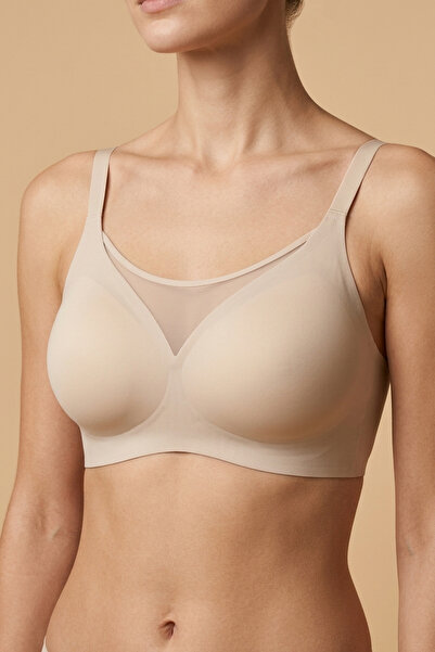 C&City Σουτιέν χωρίς μπανέλες, χωρίς ραφές, με επένδυση κοπής με λέιζερ CC414...