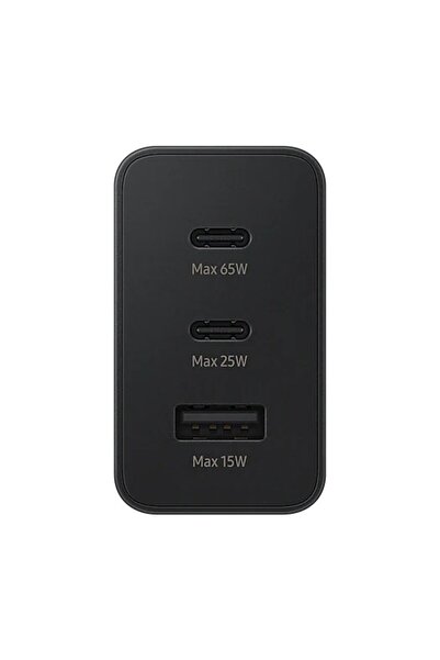 Samsung 3in1 Trio 65w 2xpd + Usba Ev Tipi Şarj Aleti 3 Çıkışlı(ep-t6350nbegww) Türkiye Garan