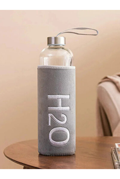 Tohana H2O Glass Flask with Plush Cover 600 ml
