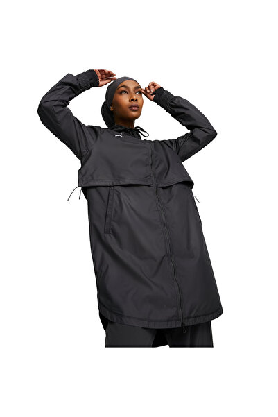 Puma Modest Activewear Jacket Μαύρο γυναικείο φούτερ με φερμουάρ