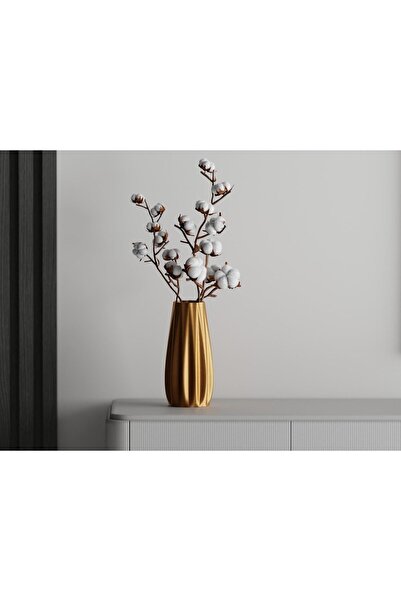 Sani Vază decorativă Sani, Orlando 94 x 94 x 200 mm, Auriu