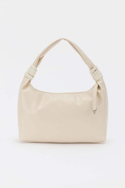 Z&ÇBUTİKK Women's Soft Textured Knotted Handle Shoulder Bag for Holidays, Special Occasions, Daily & Stylish Use