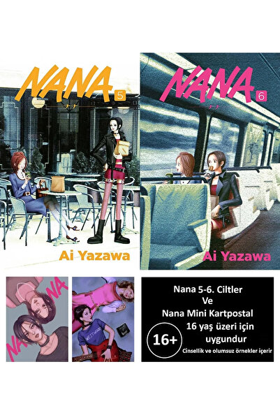 Marmara Çizgi Yayınları Nana 5-6. Ciltler Manga Seti (2 Kitap) Ve Nana Mini K...