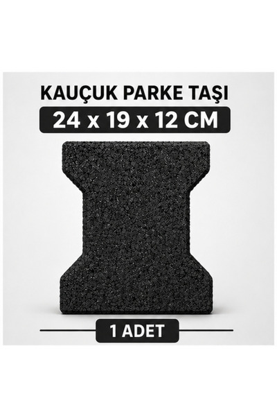 Genel Markalar 24x19x2 Kauçuk Parke Taşı (1 Adet)