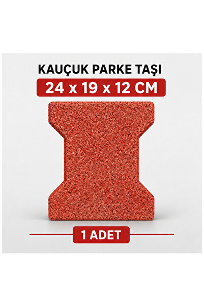 Genel Markalar 24x19x2 cm Kauçuk Parke Taşı (1 Adet)