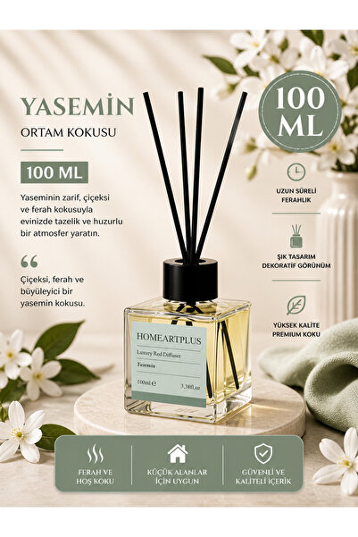 homeartplus Yasemin Kokulu Beyaz Cubuk oda kokusu 100 ml