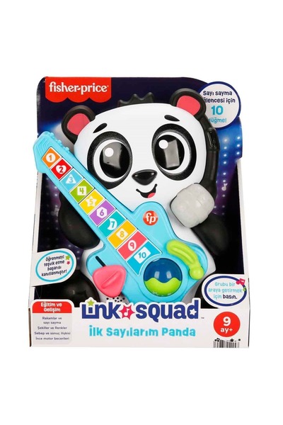 FISHER PRICE Sesli ve Işıklı Link Squad İlk Sayılarım Panda HYL25