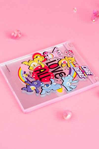 Miniso Care Bears Lisanslı Katlanır Masa Aynası Love All 16,5x12 Cm