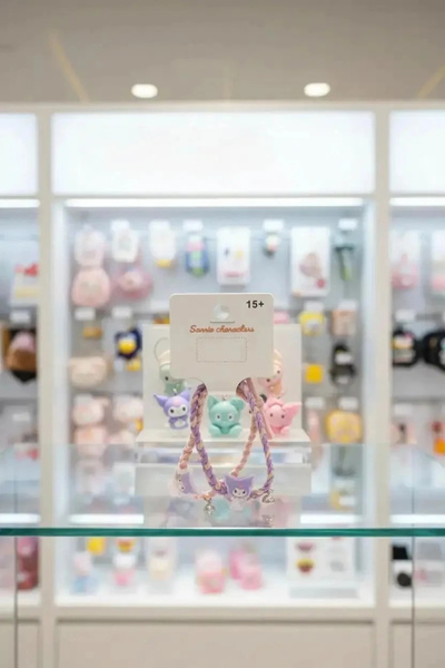 Miniso مطاط شعر مرخص من سانريو - مجموعة مشابك مرنة بتصميم ماي ميلودي وكورومي،...