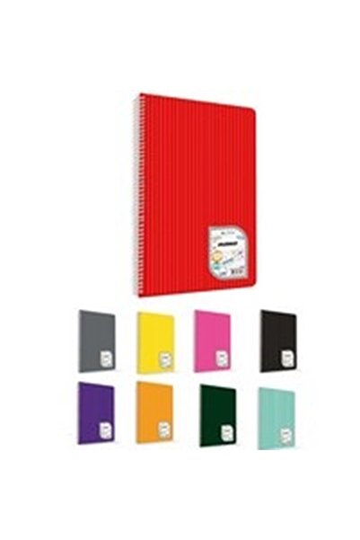 Mynote Uni NOTE COLORMAXI 120 YAPRAK ÇİZGİLİ DEFTER SPİRALLİ
