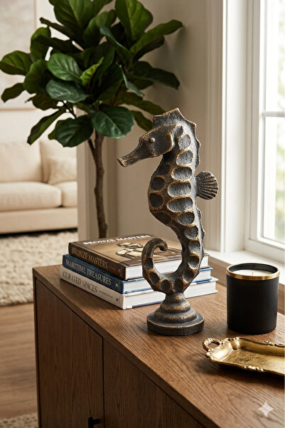 Hanlar Home Dekoratif Deniz Atı Biblo 29x11