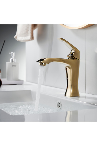 Creavit Avangart Altın Lavabo Bataryası AG1500G